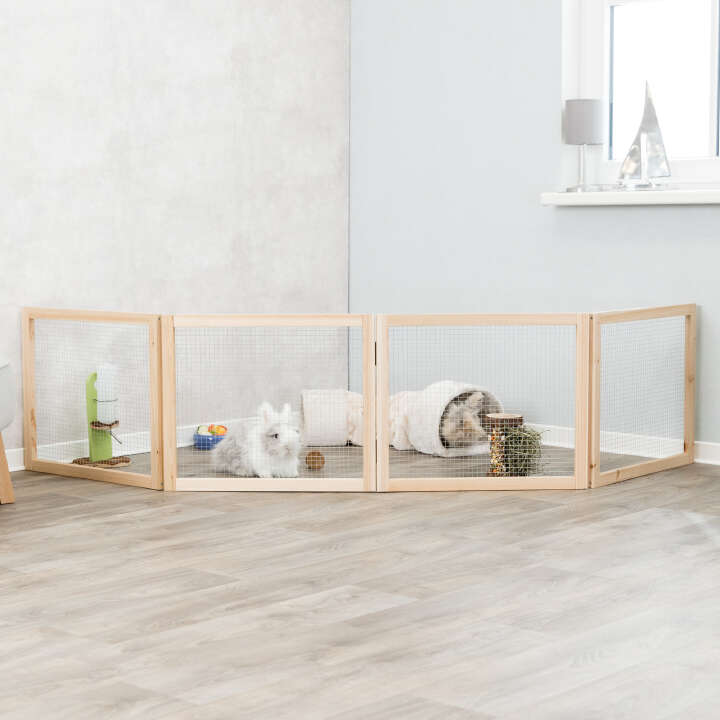 TRIXIE Freilaufgehege für Innen, Zwergkaninchen